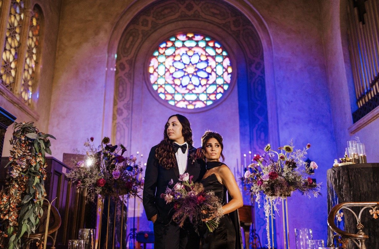 Haunted Mansion Wedding Inspiration: Gothic Romance in Santa Barbara