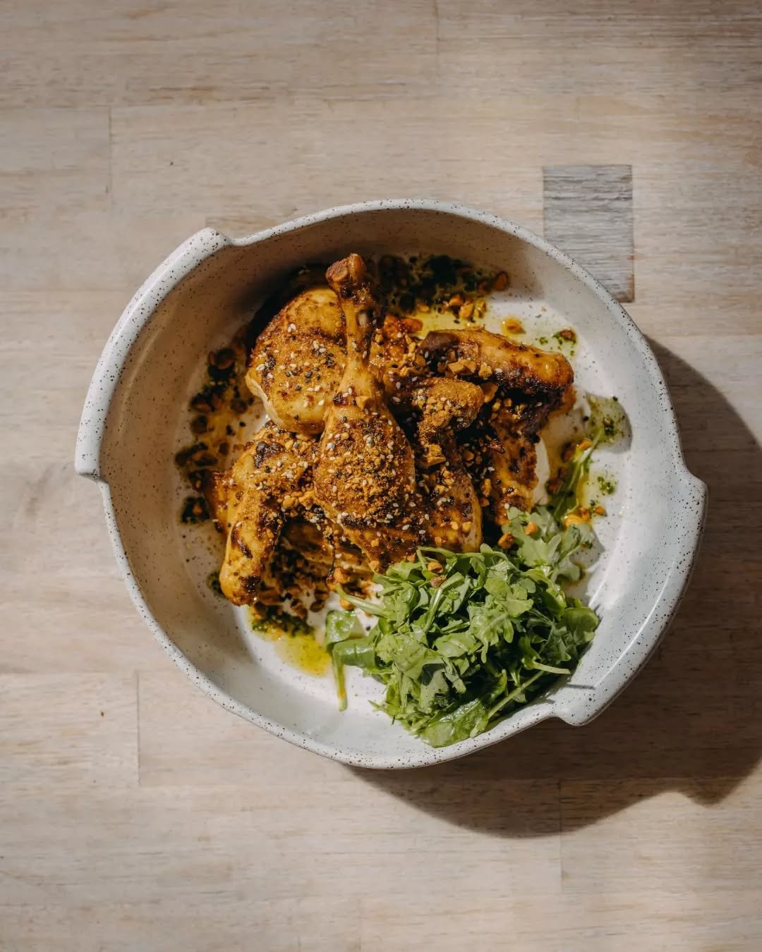 Lunch is calling. Mount Barker free range chicken with chermoula, dukkah, tzatziki and coriander oil, ready to be enjoyed at the Farmhouse. We can&rsquo;t wait to see you all tomorrow from 9am.

Join us, link in bio.