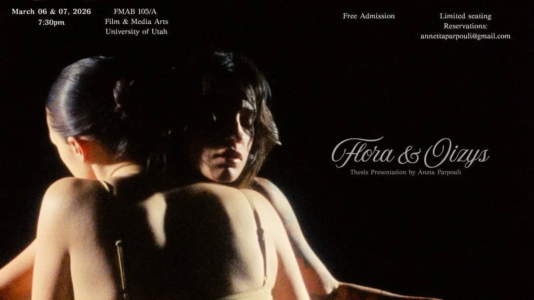 THIS WEEKEND! Come to a screening of Film &amp; Media Arts MFA Candidate Aneta Parpouli&rsquo;s thesis film, Flora &amp; Oizys.&rdquo;

March 6 &amp; 7 | 7:30pm
FMAB 105-A
Admission is Free

After diving into the sea and succumbing to the depths of d