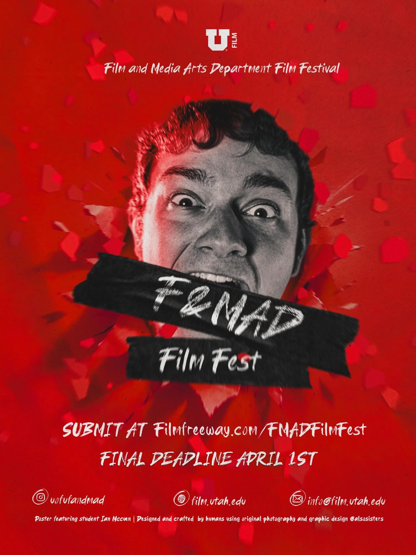 F&amp;MAD Film Fest &mdash; Final Deadline Reminder 🎬

Tomorrow, April 1 at midnight, is the final deadline to submit your film to the F&amp;MAD Film Fest. Submit your film via Film Freeway at the link in our bio. 

Have a project that&rsquo;s almos