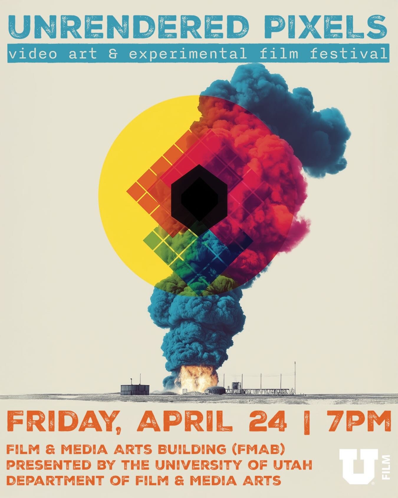 This Friday! Students take over the FMAB with multi-screen video installations, films made by dice rolls, and video art built from found footage&mdash;celebrating the beauty of broken rules.

7pm in the FMAB! Free + open to the public. 

@uofuartspas