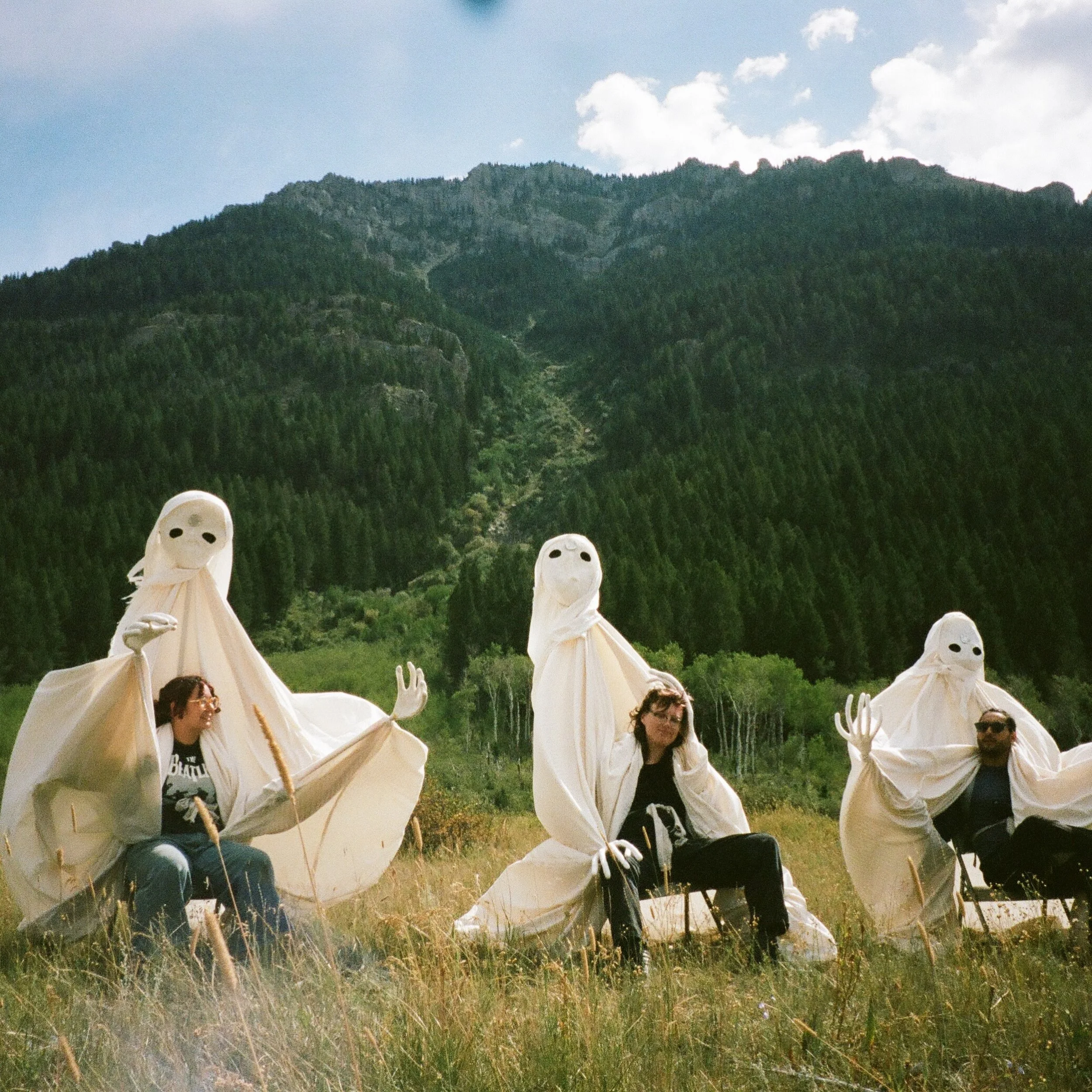 A crew of fourteen, a cast of two, and three giant puppets traveled to The Taft-Nicholson Center in Centennial Valley, Montana to create Lane Bender&rsquo;s (@the_junk.drawer ) graduate thesis film. This multimedia project brought current and former 