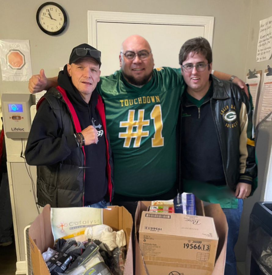 Community, volunteering, New Albany, IN, Touchdown Business Solutions, Touchback Promise, So. IN Pride. Catalyst Rescue Mission, Jeffersonville, IN.