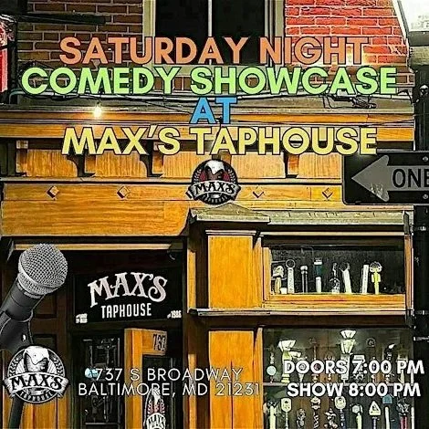 Saturday Night Comedy Showcase at Max's Taphouse