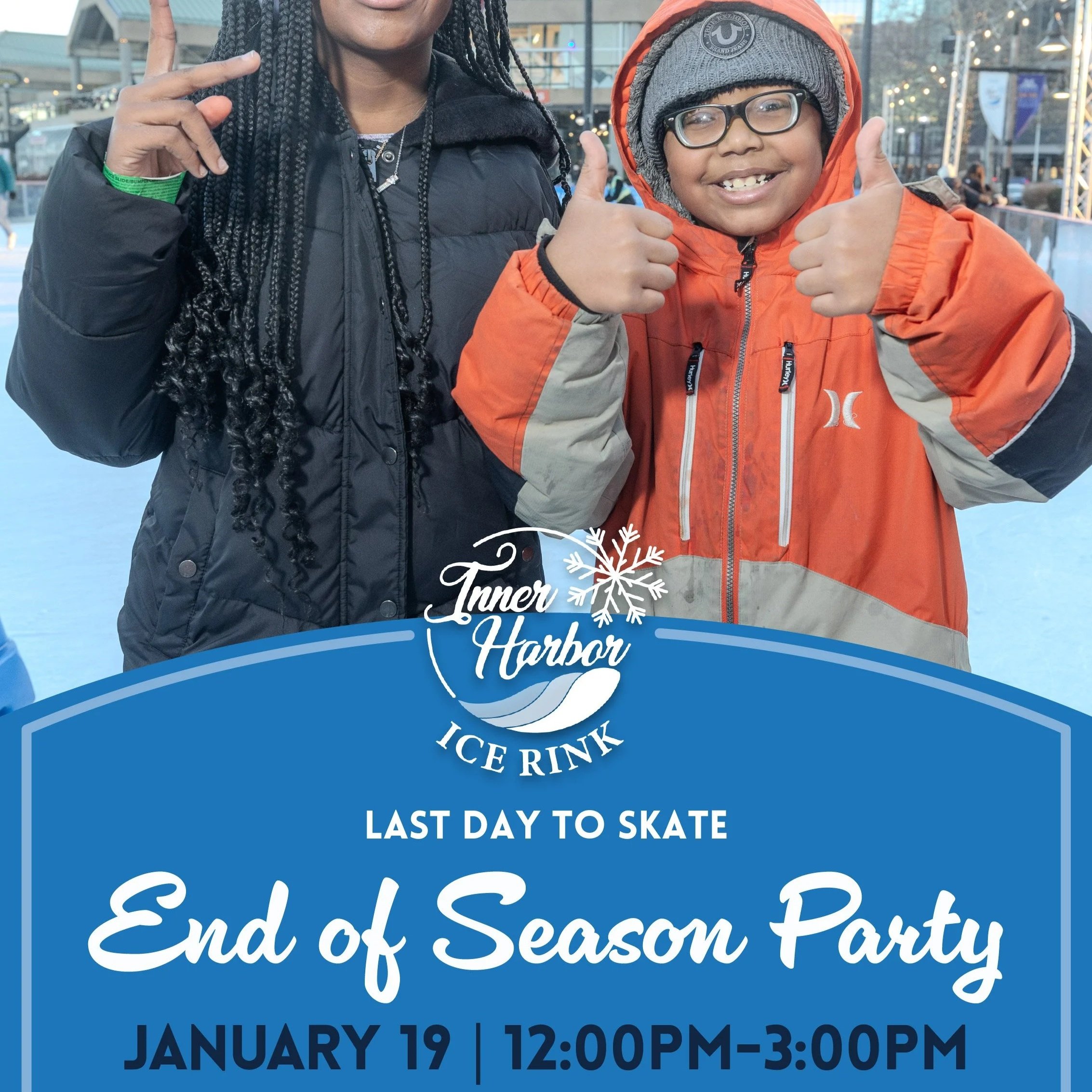 End of Season Party at Inner Harbor Ice Rink