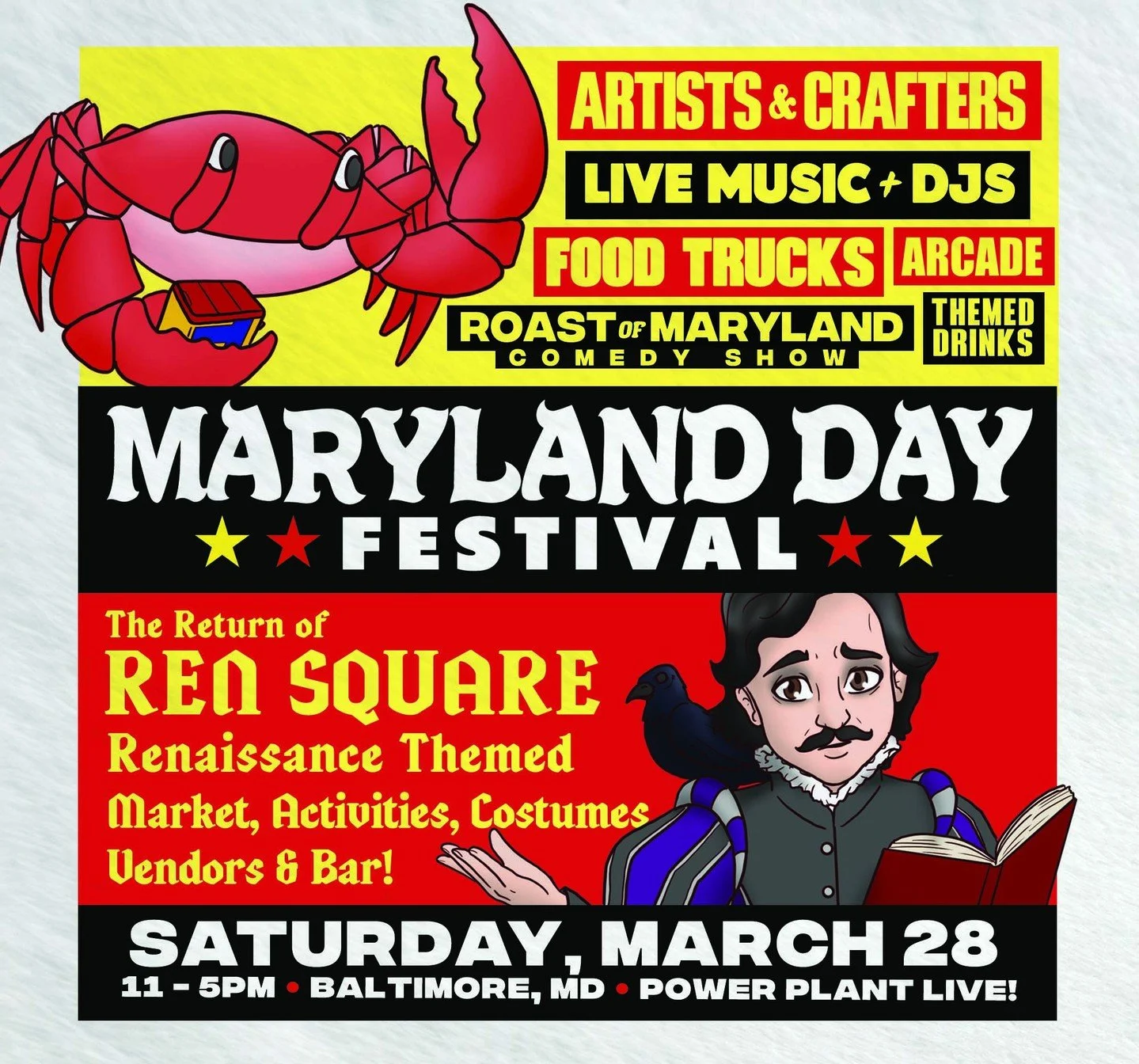 Maryland Day Festival at Power Plant Live!