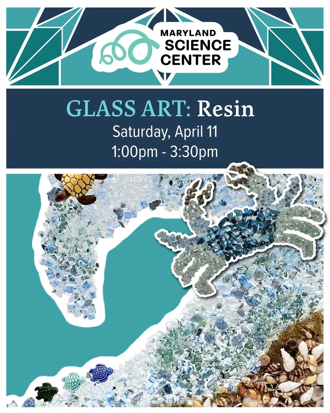 Glass Art: Resin at Maryland Science Center