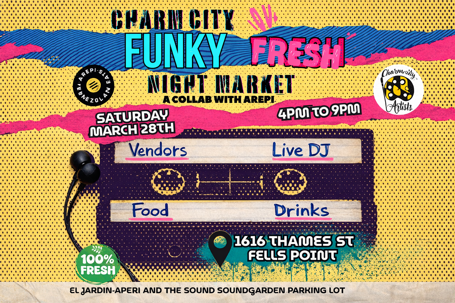 Charm City “Funky Fresh” Night Market at Fells Point