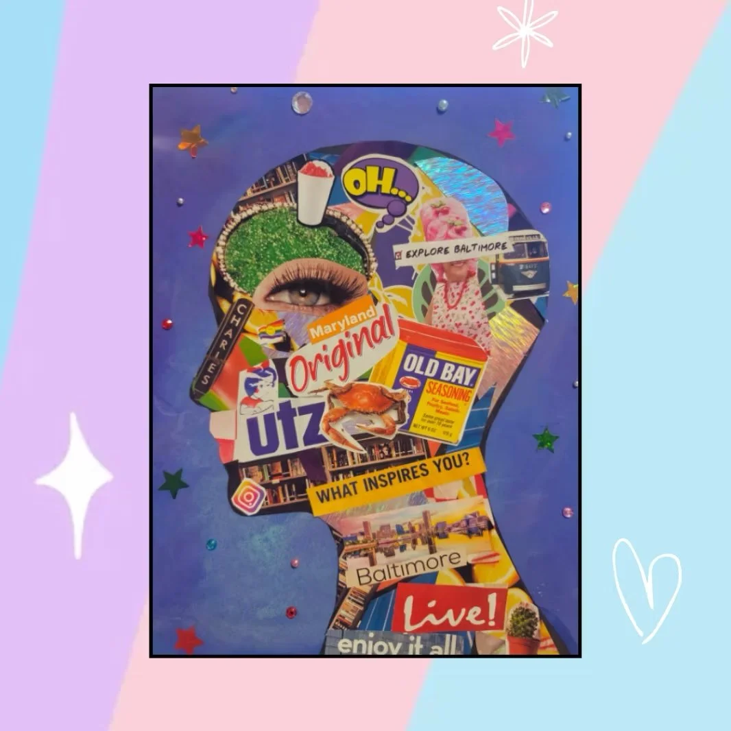 Mini Makers Art Workshop: What's in Your Head Collage