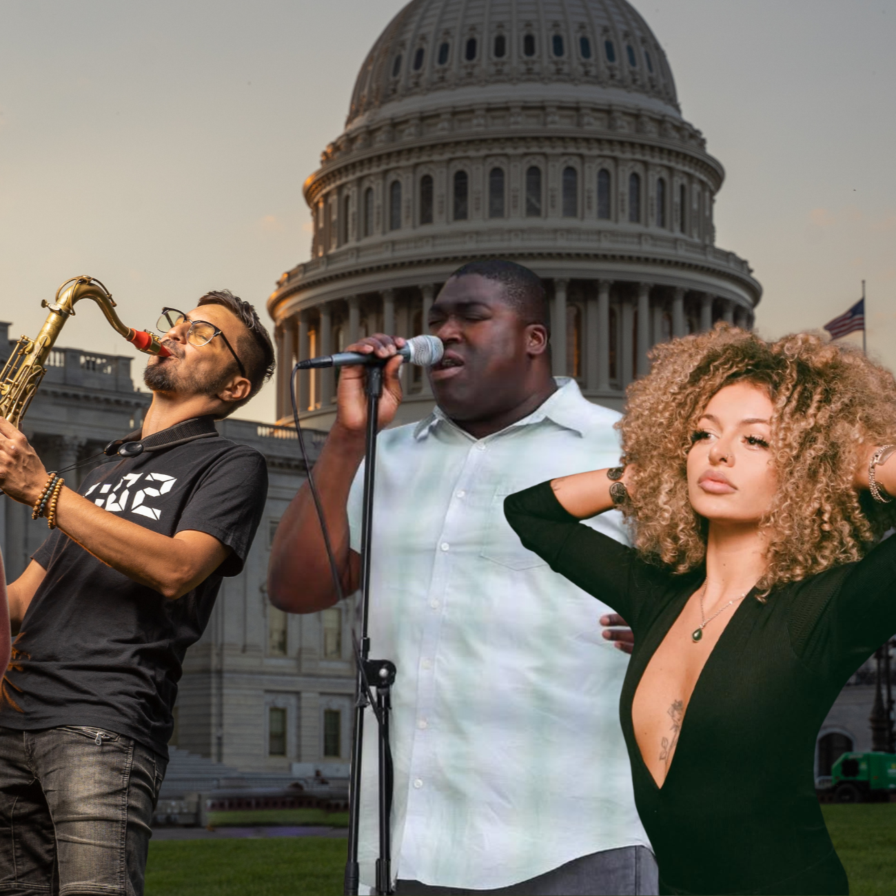 JazzMob DC Presents Voices of the Capitol featuring Valentina Maria, Ayodele Owolabi & Tibyron Quinn