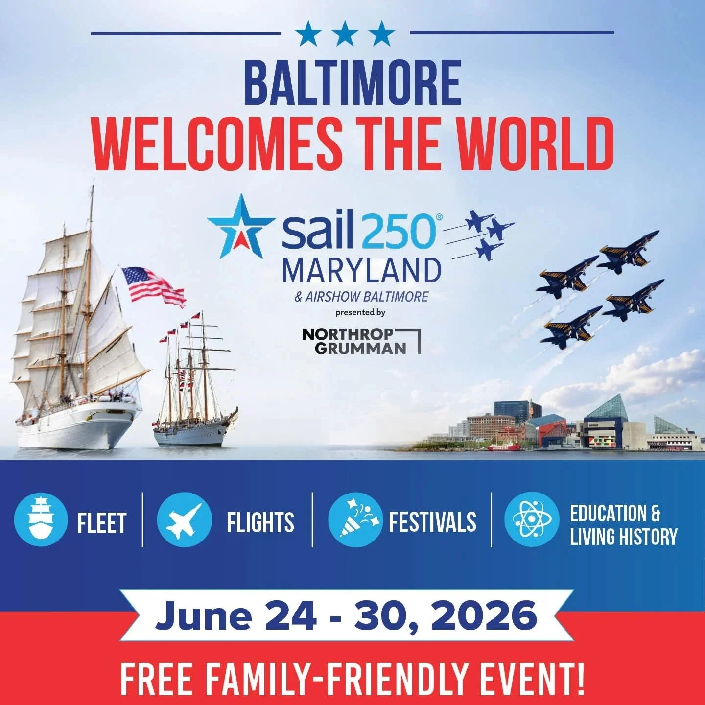Fells Point SAIL 250 Festival