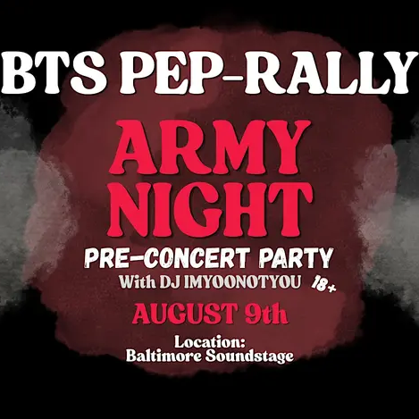 BTS Army Night : Pre-Concert Party (18+)