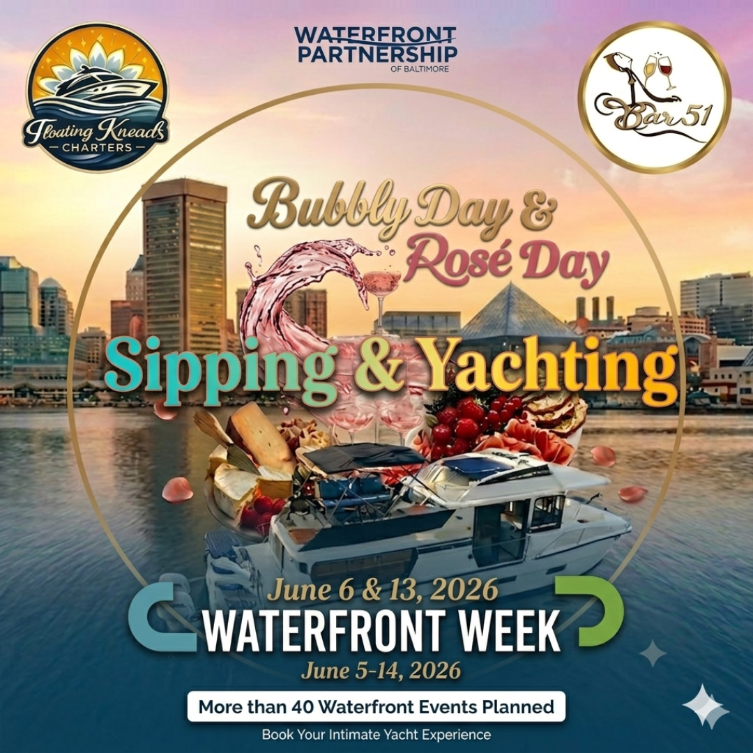 Sipping and Yachting - National Bubbly Day by Floating Kneads' Charters