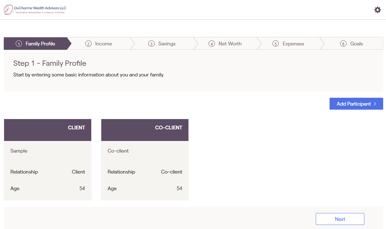 Introductory User Guide to RightCapital — DuCharme Wealth Advisors