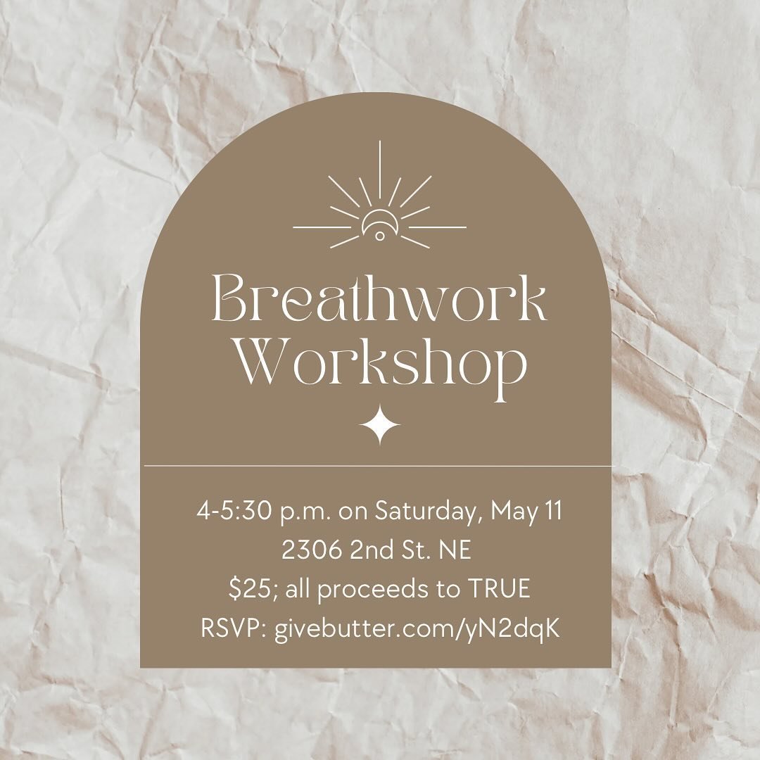 🌬️ &ldquo;The Infinite Breath&rdquo;: A Fundraiser for TRUE. Expand your awareness and tune into the rhythm of your breath while supporting a worthy cause. Join us on the farm Saturday, May 11 from 4-5:30 p.m. for &ldquo;The Infinite Breath&rdquo; w