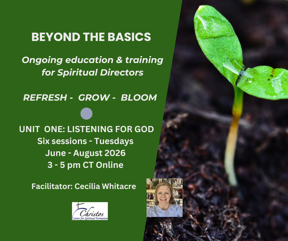 Beyond the Basics - Online educational program for Spiritual Directors - Unit One: Six sessions, June - August 2026