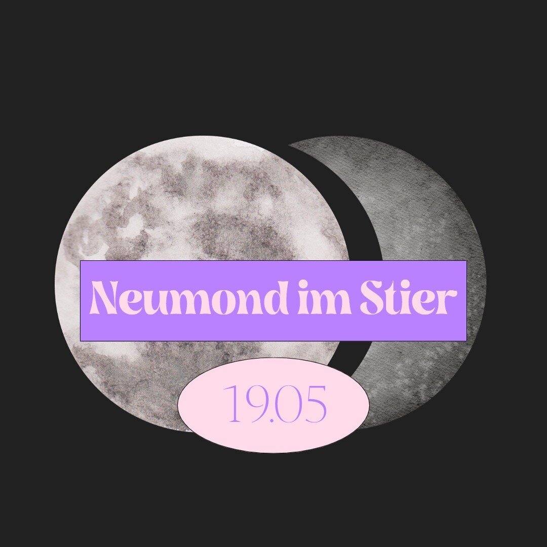 In meinem Post erf&auml;hrst du, welchen energetischen Einfluss der Neumond im Stier auf dich haben kann! 🌙💜

Nutze die materielle Stier Energie und den Neumond, um deine Tr&auml;ume zu manifestieren! 🥰

❗Sichere dir deinen Platz bei meinem Vision