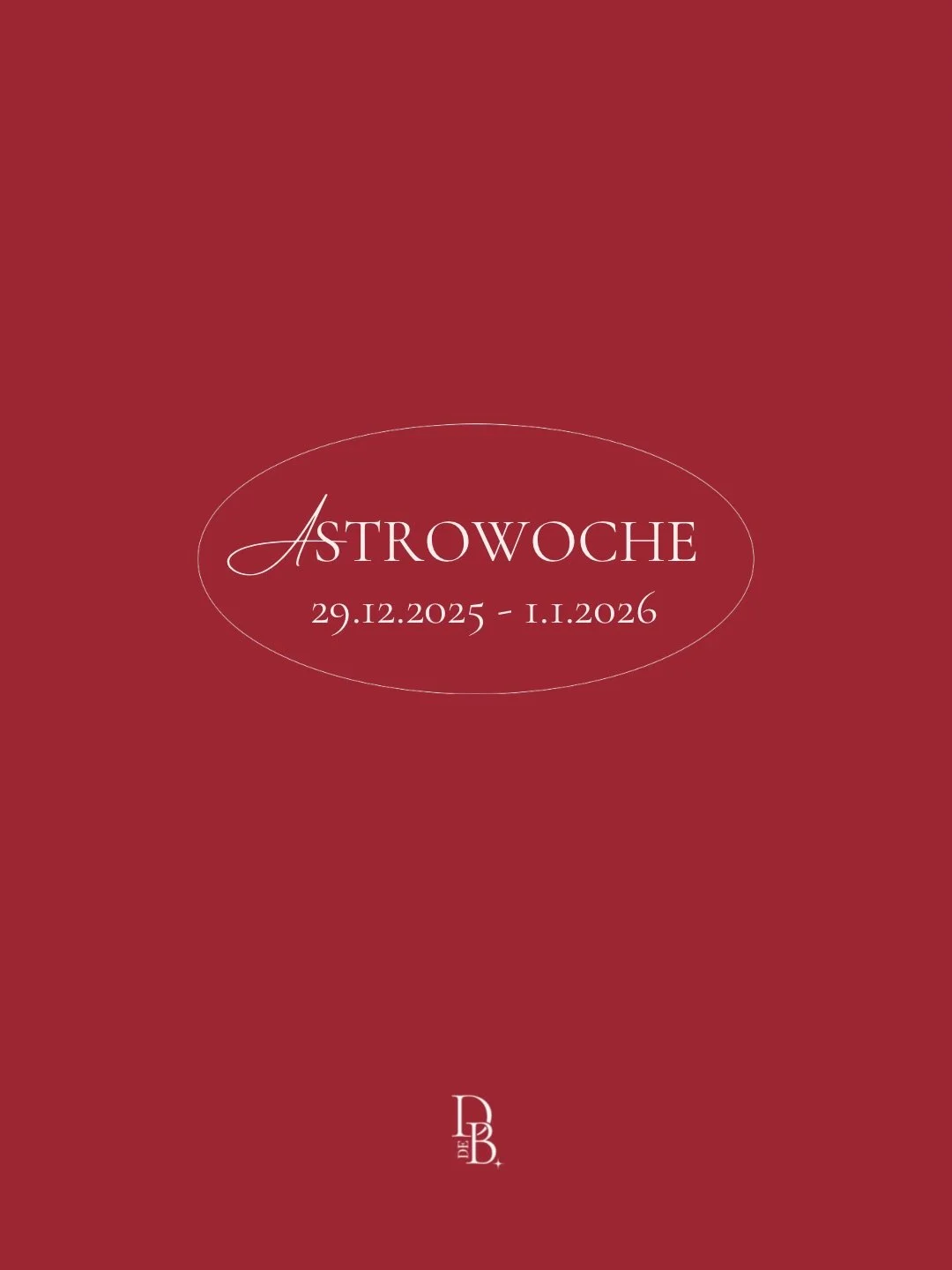 Die letzte Astrowoche im Jahr 2025 ✨🤍 #astrologie