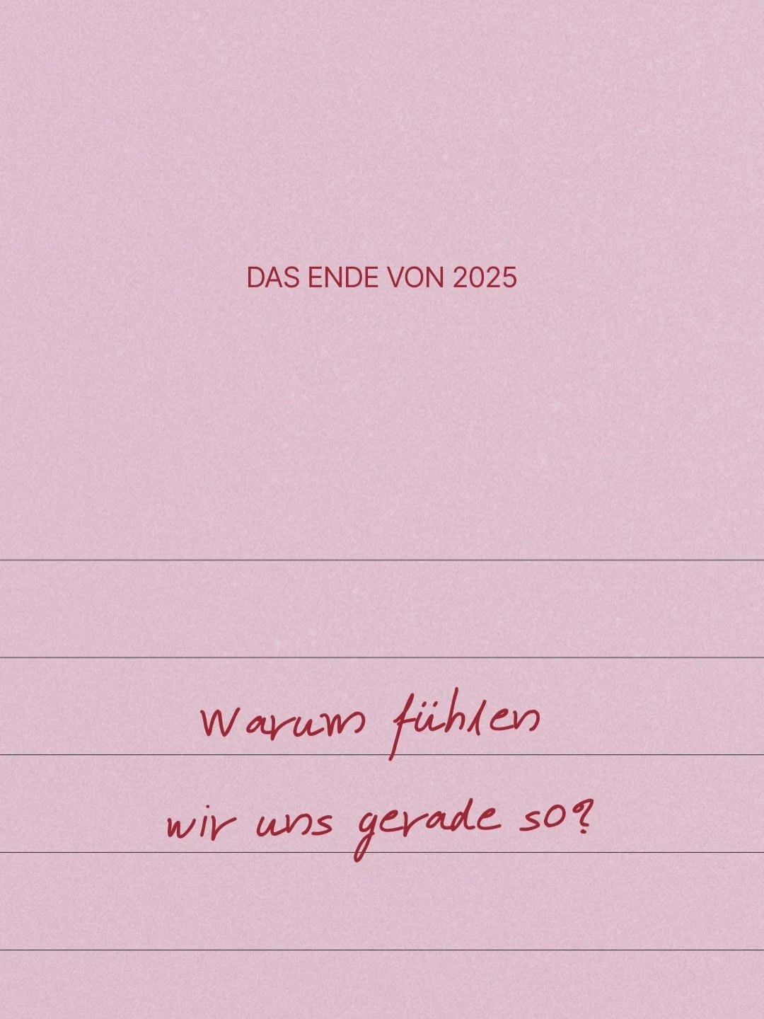 Du musst nicht neu starten, du solltest loslassen und dich hingeben &hearts;️ Wir starten in das neue Jahr mit einem Quadrat von Merkur zu Saturn und Neptun. Und w&auml;hrend uns die Steinbock Ballung ordentlich Erfolgsdruck machen will, steht der He