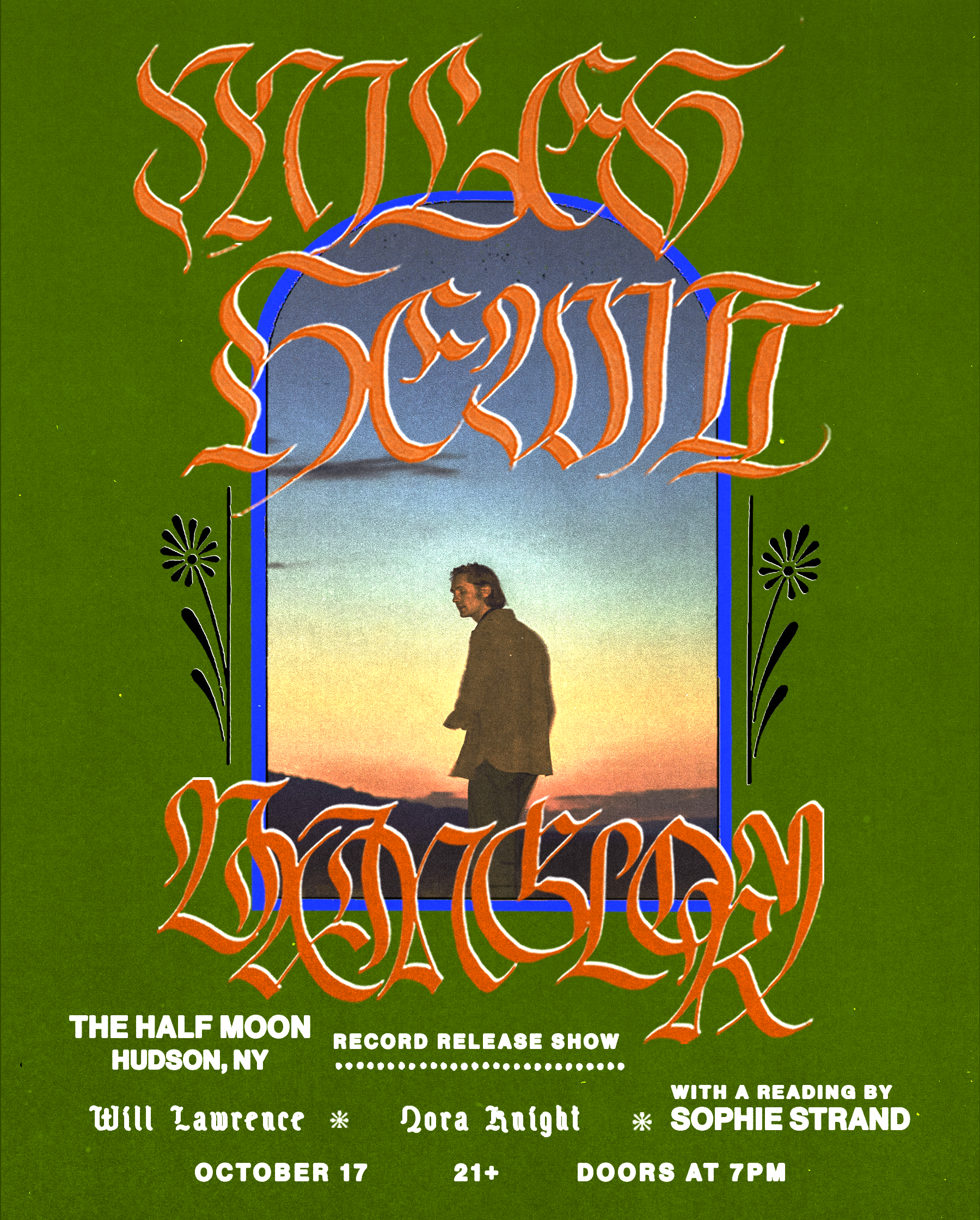 Miles Hewitt Record Release. w Will Lawrence/Nora Knight/ Sophie Strand