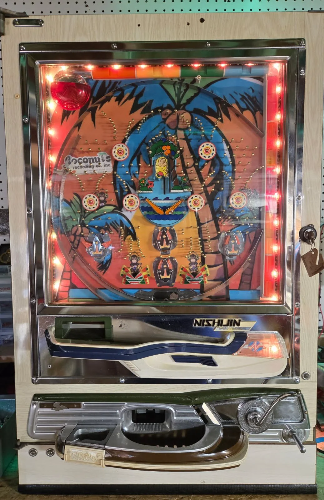 Vintage Florida Palm Pachinko Machine