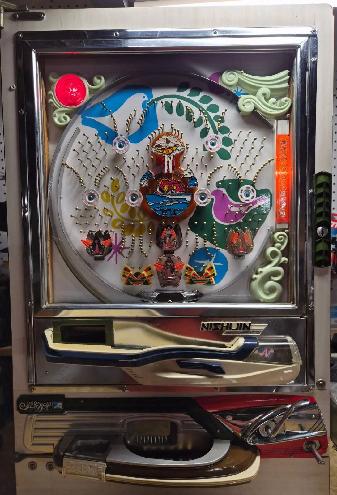 Vintage Restored No More War 2 Pachinko Machine