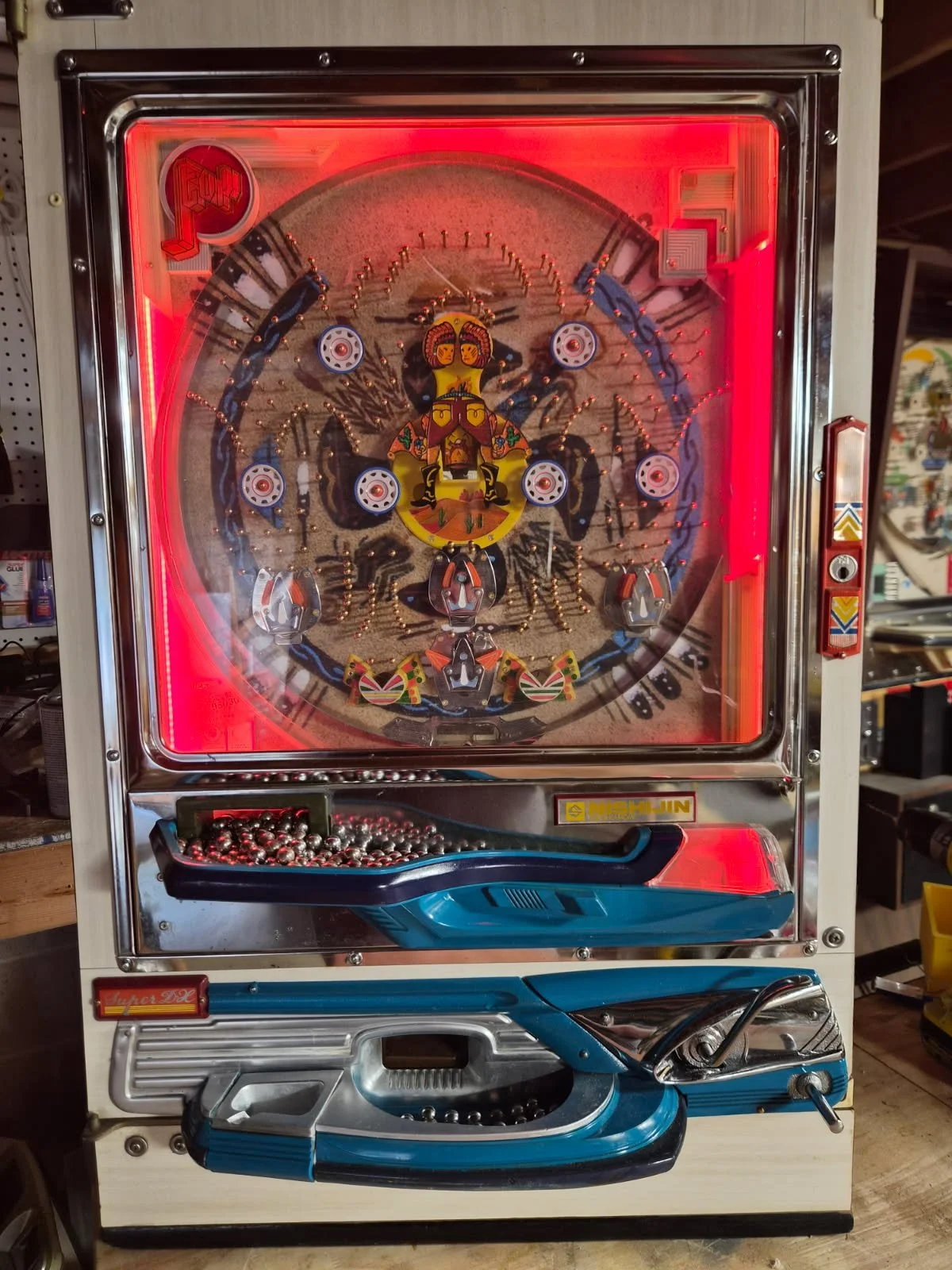 Fully Restored Customized 1975 Vintage Pachinko Machine Very Colorful !!AVAILABLE NOW 5/11/2026!!
