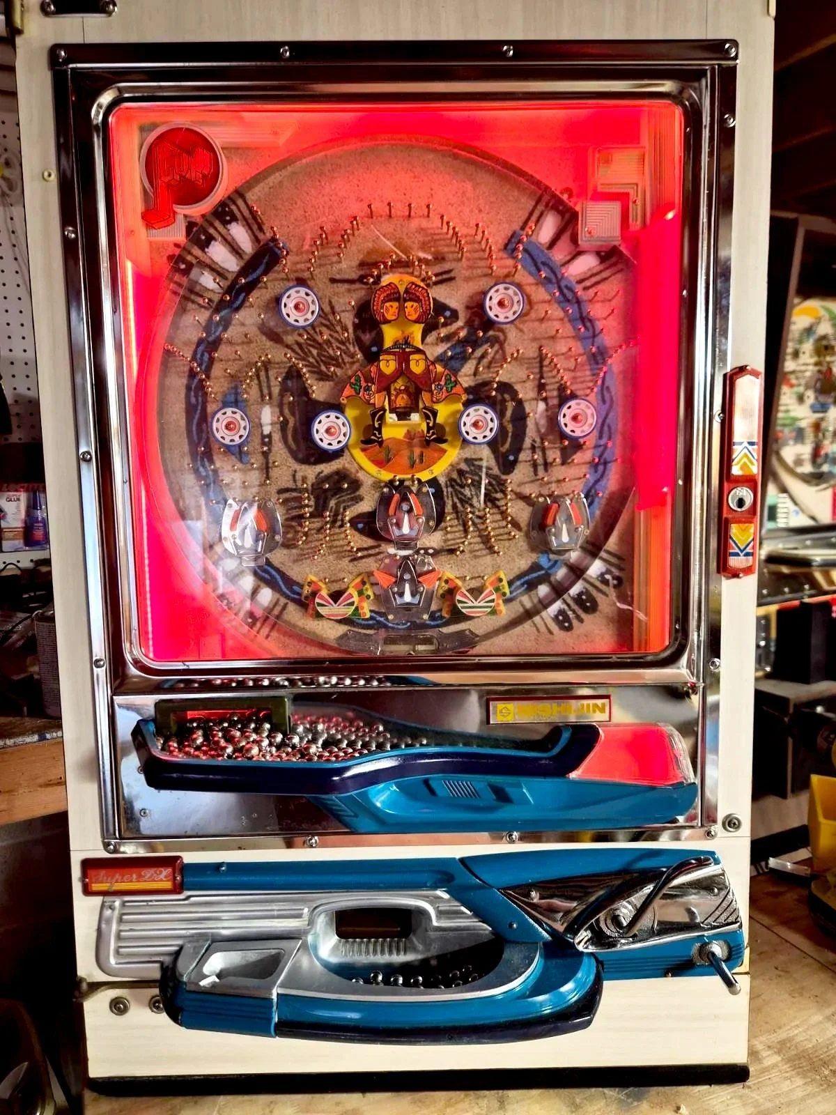 Fully Restored Customized 1975 Vintage Pachinko Machine Very Colorful AVAILABLE NOW