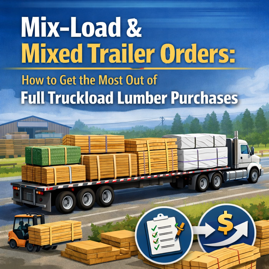 Mix-Load &amp; Mixed Trailer Orders: How to Get the Most Out of Full Truckload Lumber Purchases