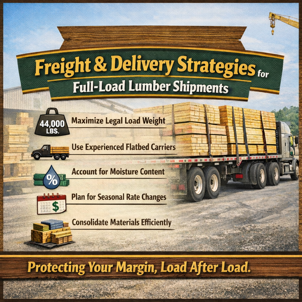 Freight &amp; Delivery Strategies for Full Load Lumber Shipments