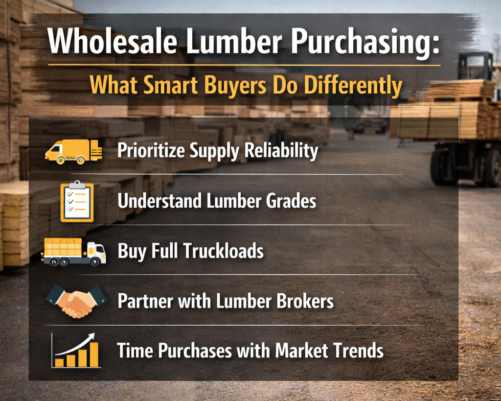 Wholesale Lumber Purchasing: What Smart Buyers Do Differently