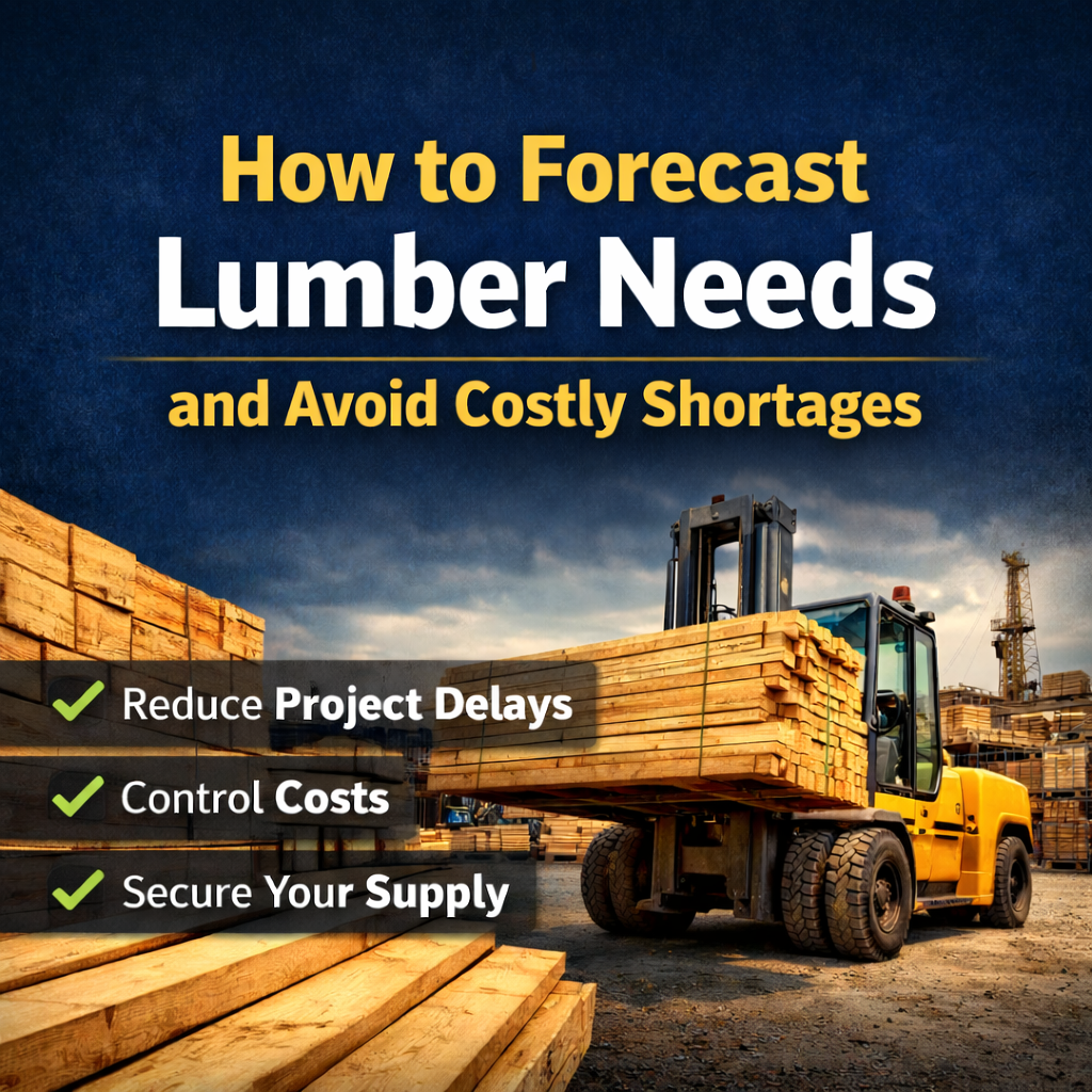 How to Forecast Lumber Needs and Avoid Costly Shortages