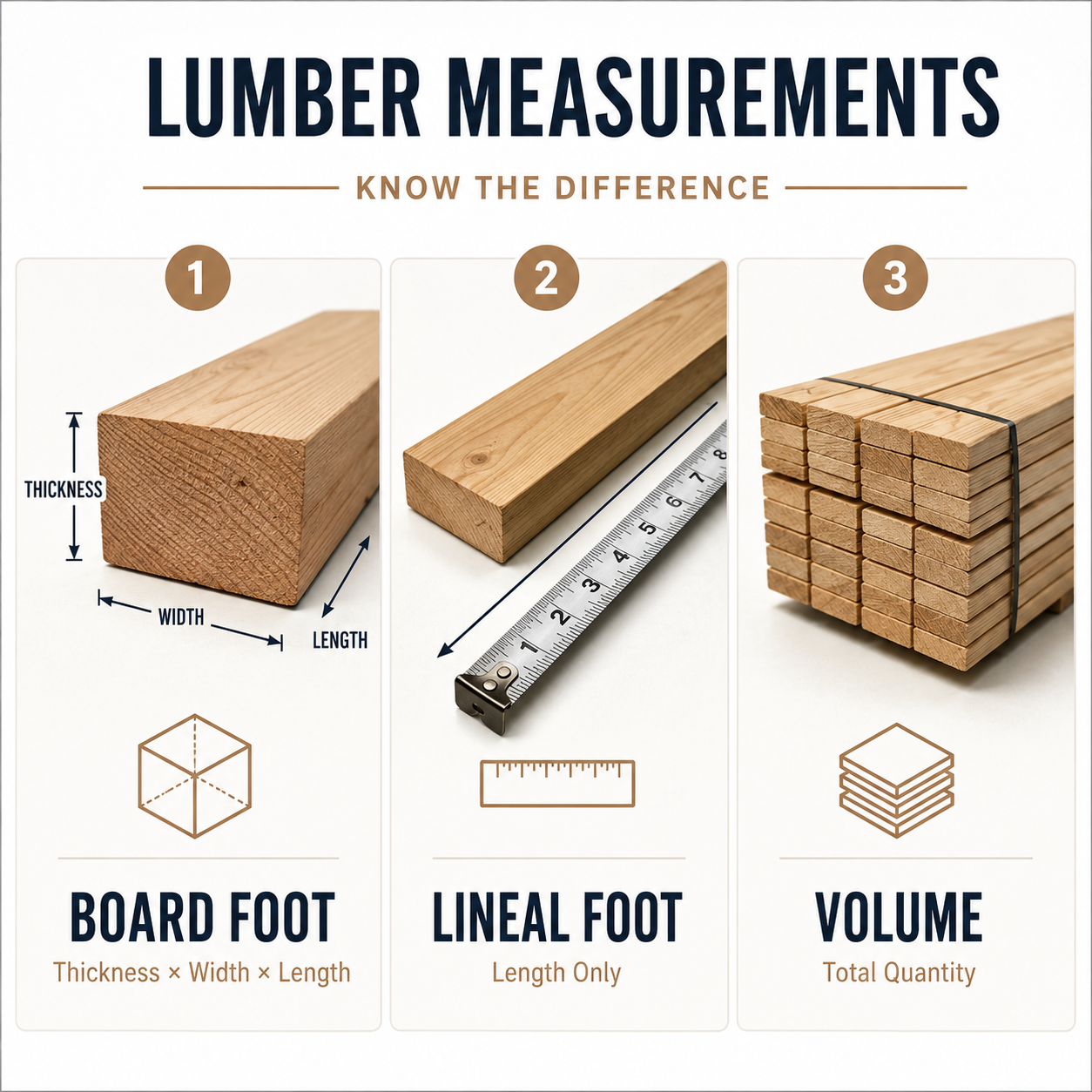 Understanding Board Foot, Lineal Foot &amp; Volume in Bulk Lumber Orders