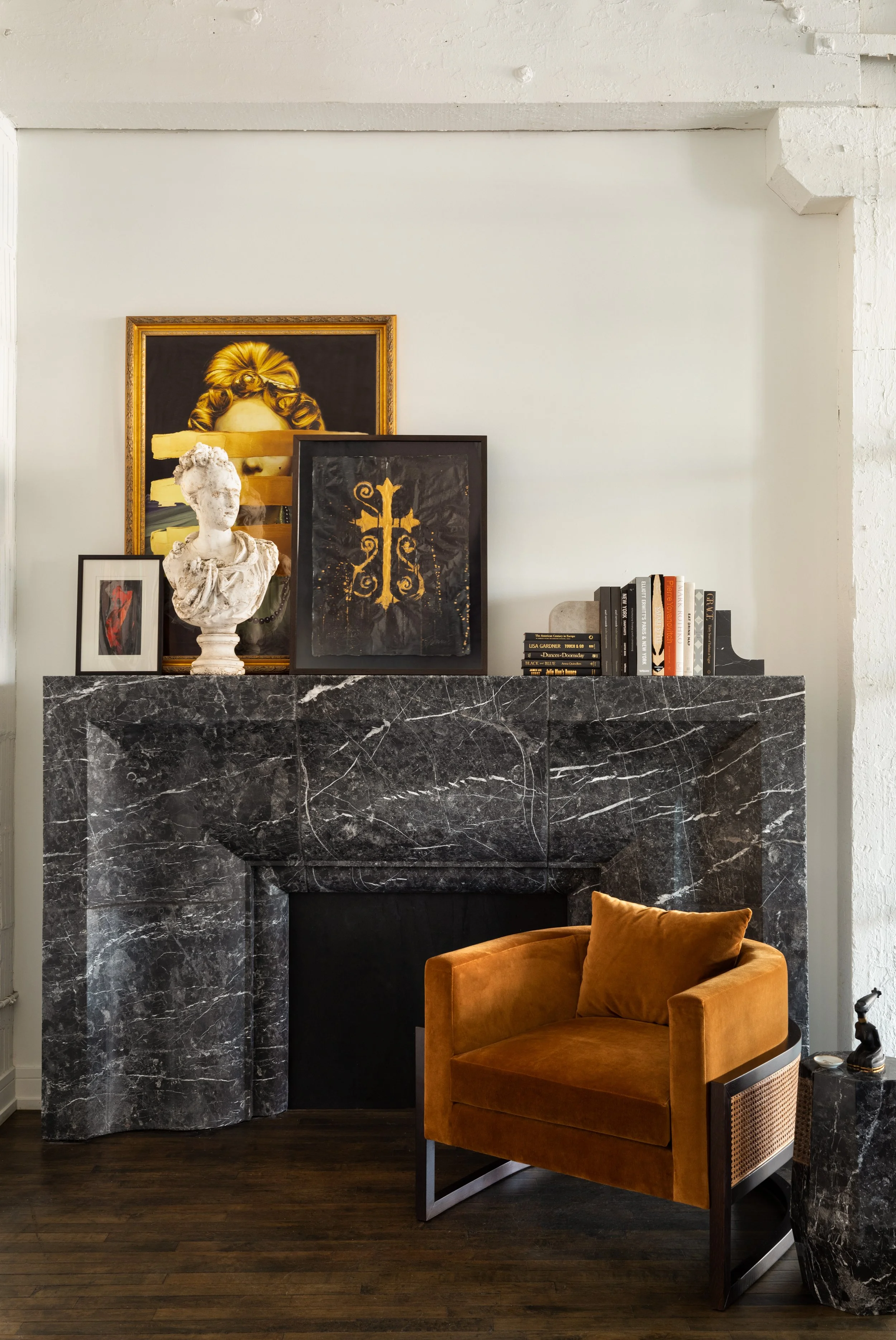 MATERIAL Bespoke Stone + Tile, Collaboration, Mondi, FIREPLACE, Fireplace Surround, Stone Fireplace, Marble Fireplace
