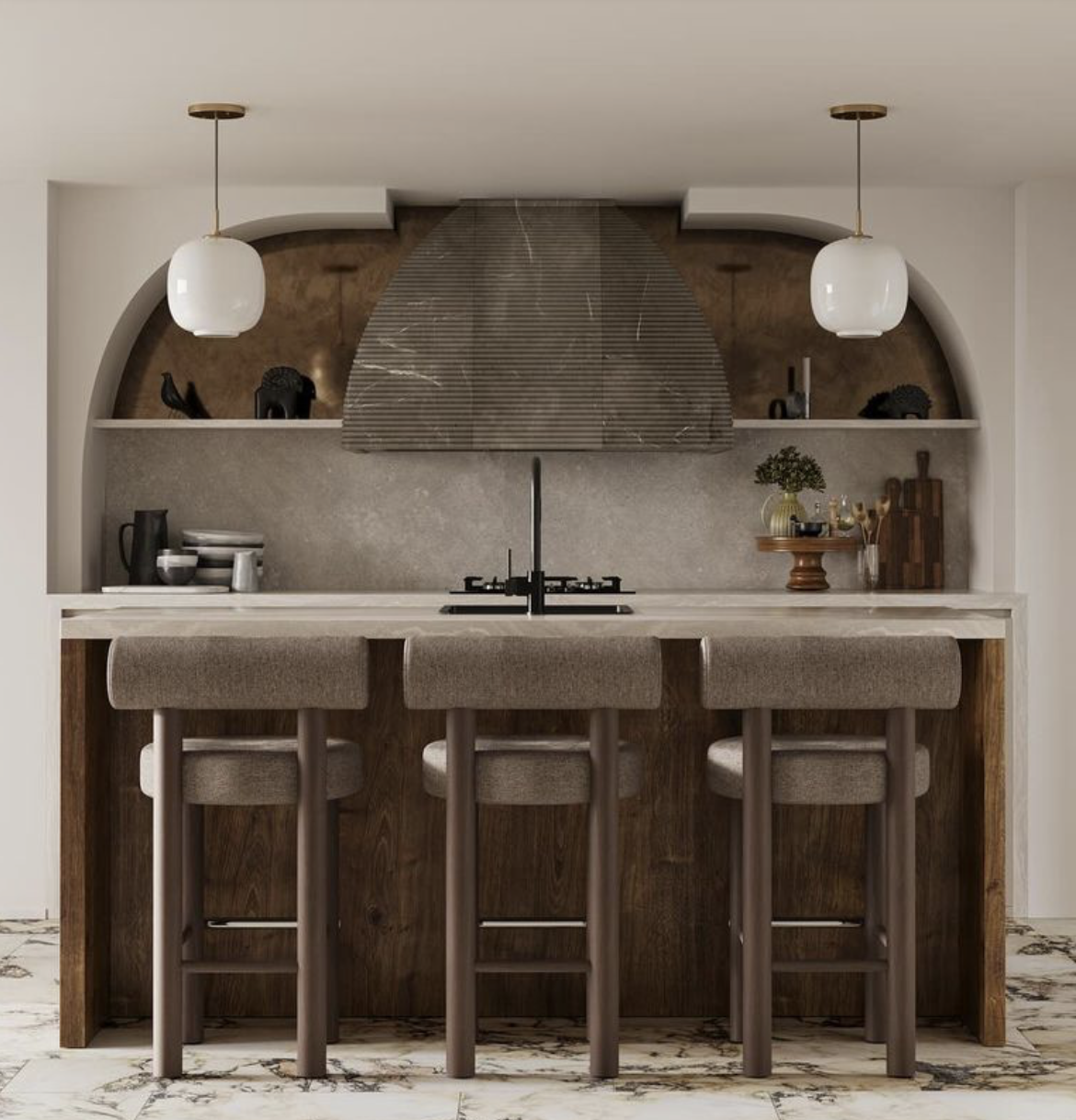 MATERIAL Bespoke Stone + Tile, Collaboration, Mondi, Stone Hoods, Stone Hood