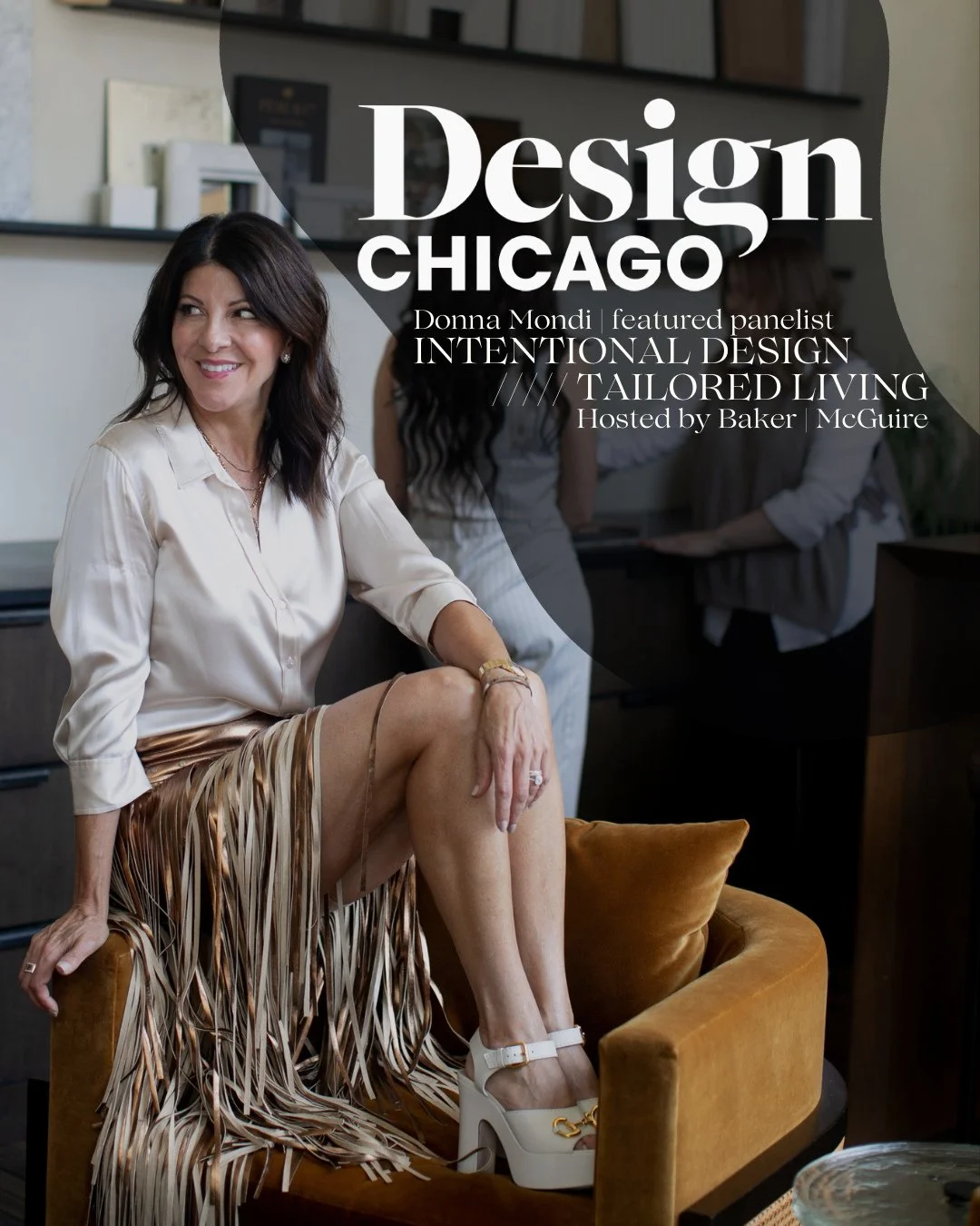 Chicago! I'm coming for you! ⁠
⁠
Next week I'll be speaking on a panel at Design Chicago hosted by Baker | McGuire. We'll be talking about how to craft intimate, thoughtful and comfortable interiors for our clients with use of luxe materials, bespoke