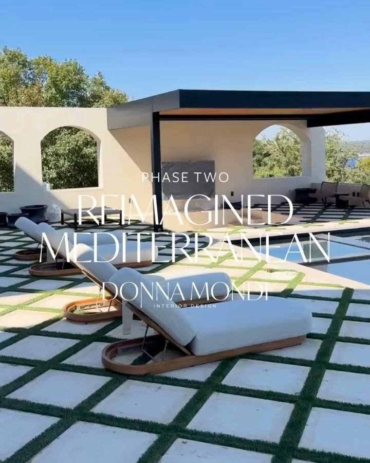 Back from Austin earlier this month and our Tuscan Tragedy&rsquo;s transformation continues. Swipe for the before/during/after ➡️ because this glow-up would make even @demimoore jealous. ⁠
⁠
Phase Two was all about reinventing the outdoor experience.