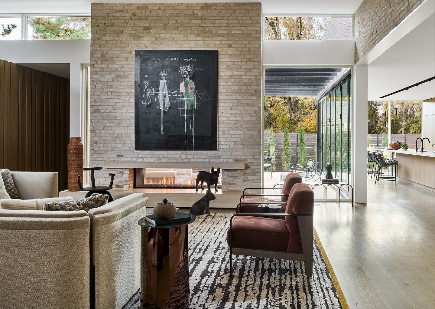 Holiday break mode: activated ✨⁠
⁠
I&rsquo;ll be right here while DMID takes a well-earned pause, we are out of office through the new year.  #MrRight, Blanche + Vivienne couldn't be happier. ⁠
⁠
📸 by @davidpatterson⁠
Design by @donnamondiinteriorde