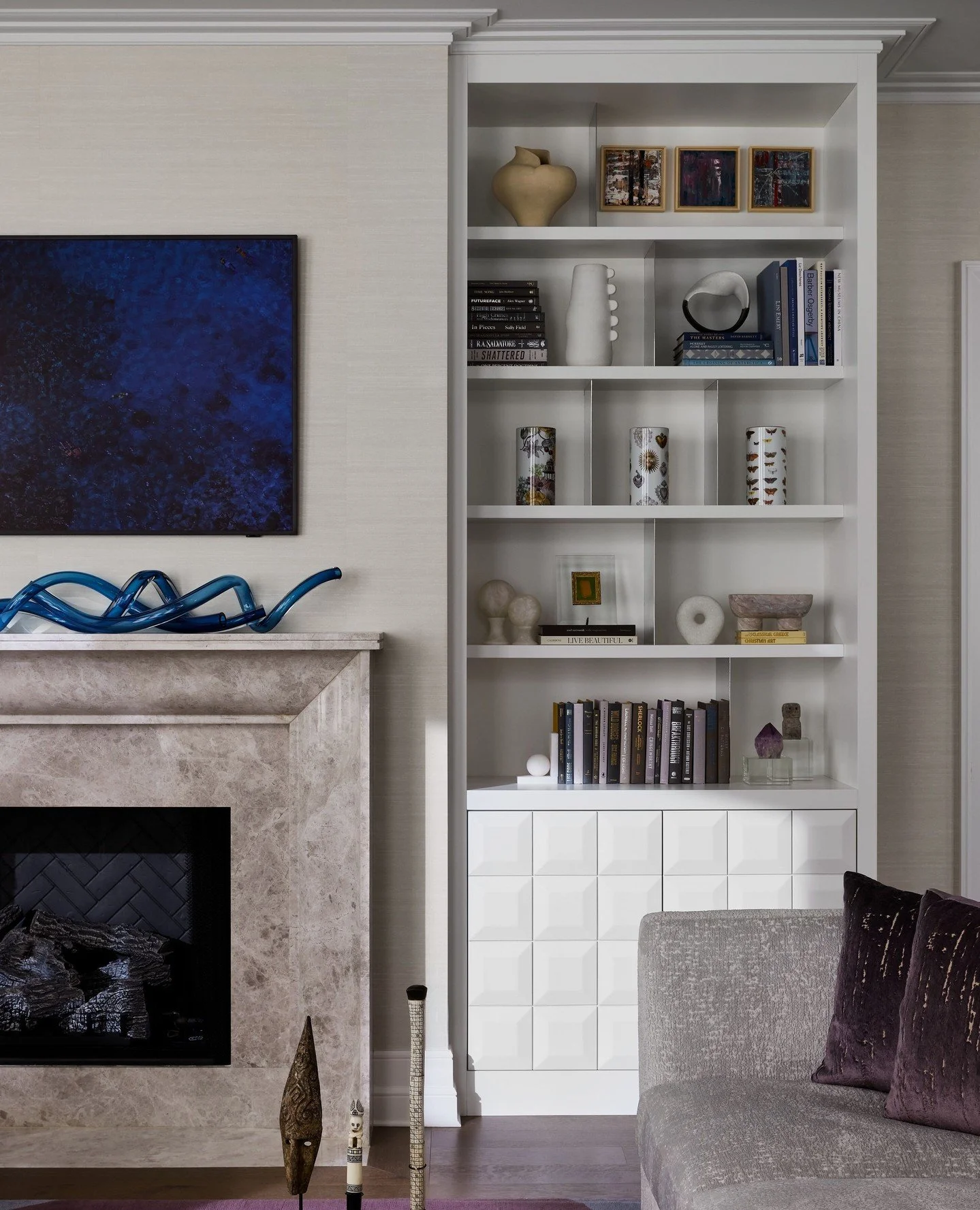 Plaster moldings, custom built-ins, bespoke furniture, and a killer view. It's the simple things, right? Well, nobody ever accused me of being simple. ⁠
⁠
What we do - we take ordinary spaces and make them extraordinary.  How?  Depends.  Where are we