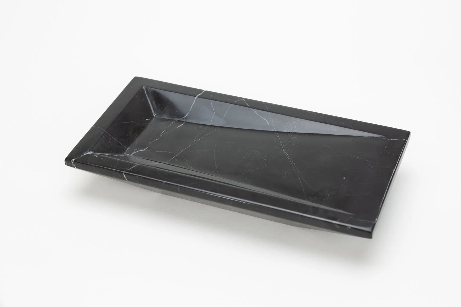 Mondi, Material Bespoke Stone + Tile, Stone, Marble, Modern, Denver, Chicago, Smudge Tray, Sage, Valet Tray