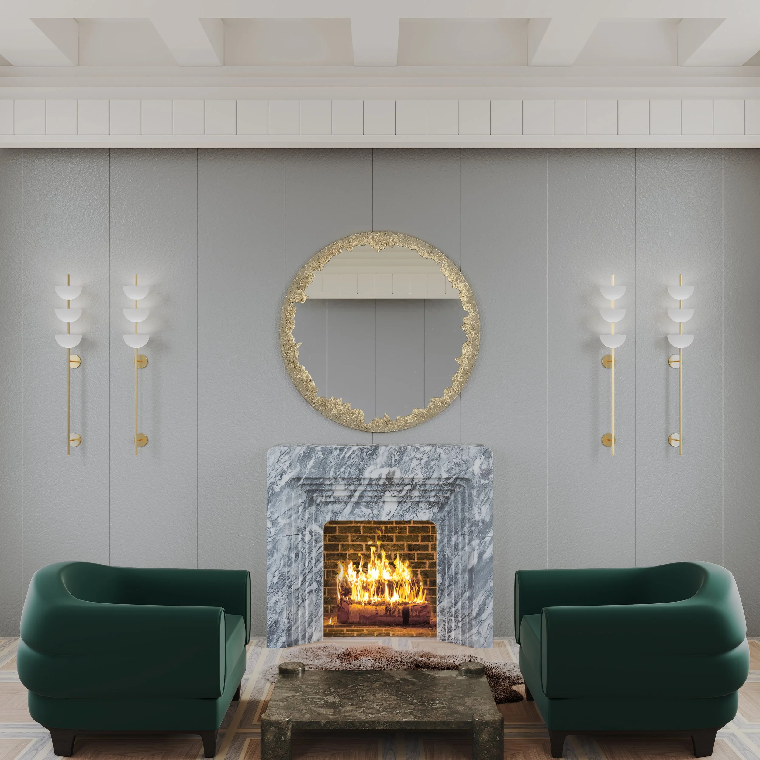 Mondi, Fireplace, Fireplace Surround, Perfectionist, Calaglio Marble, Material