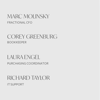 Additional Members of Donna Mondi Interior Design