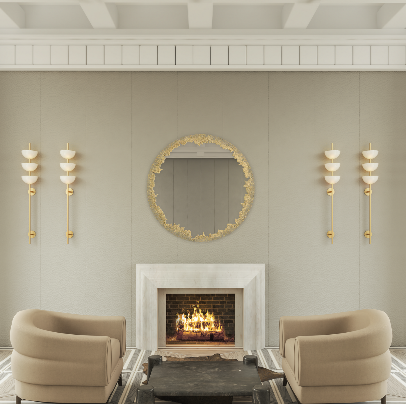 Mondi, Fireplace, Fireplace Surround, Marble, Material, Extrovert