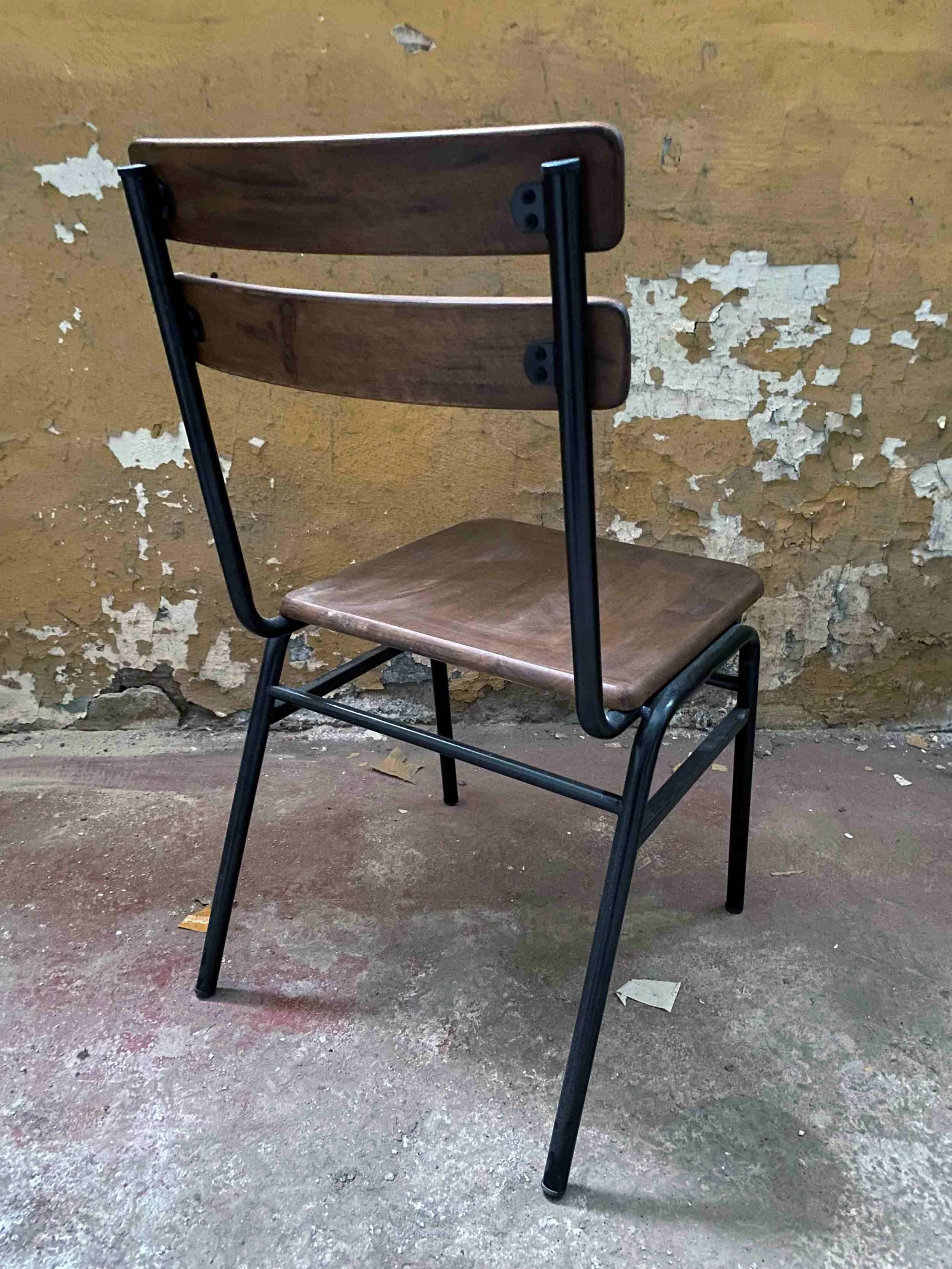 Industrial Style Slat back Cafe Chair 4.jpg