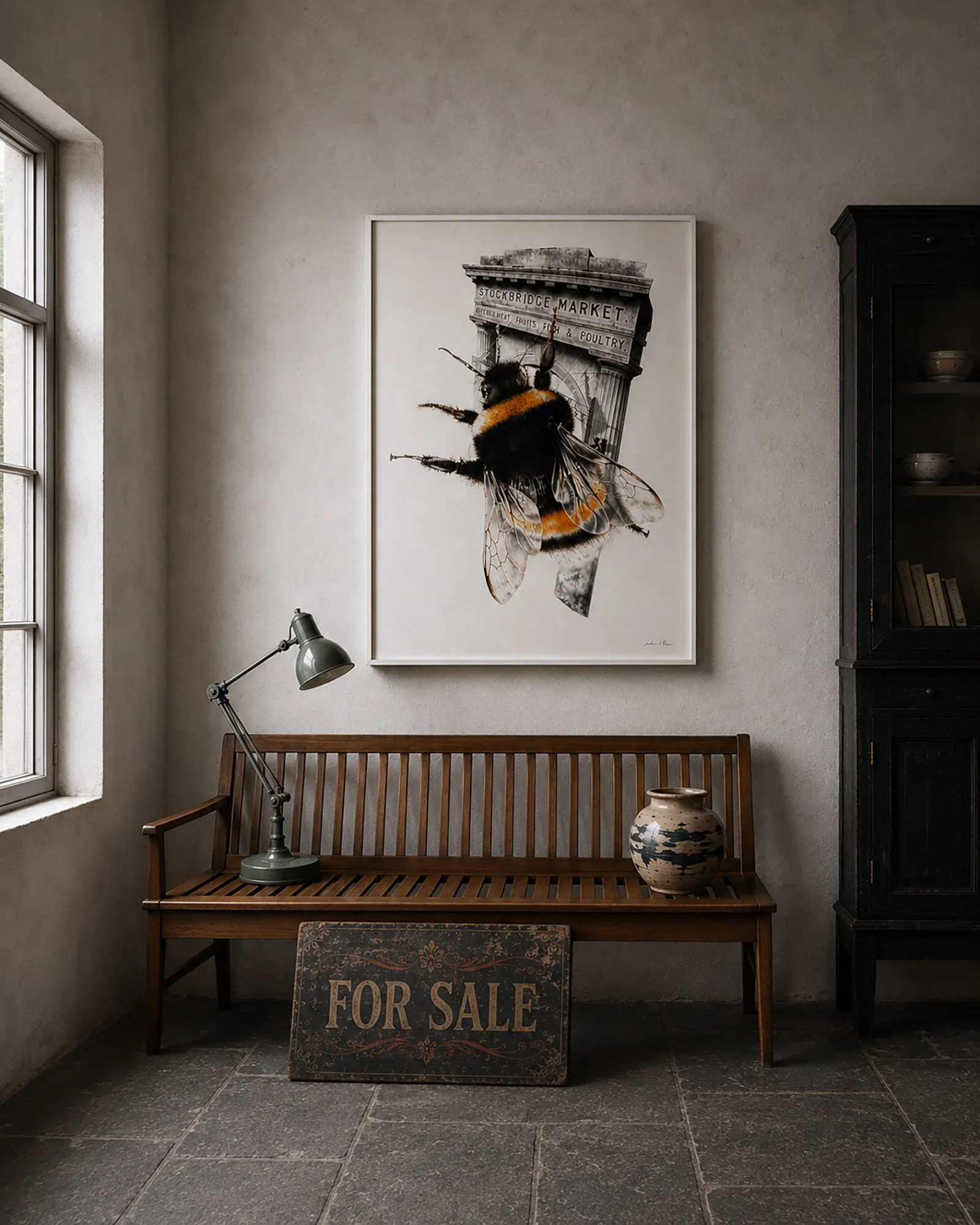 Curated vintage furniture, art, lighting and decorative objects at DD Editions