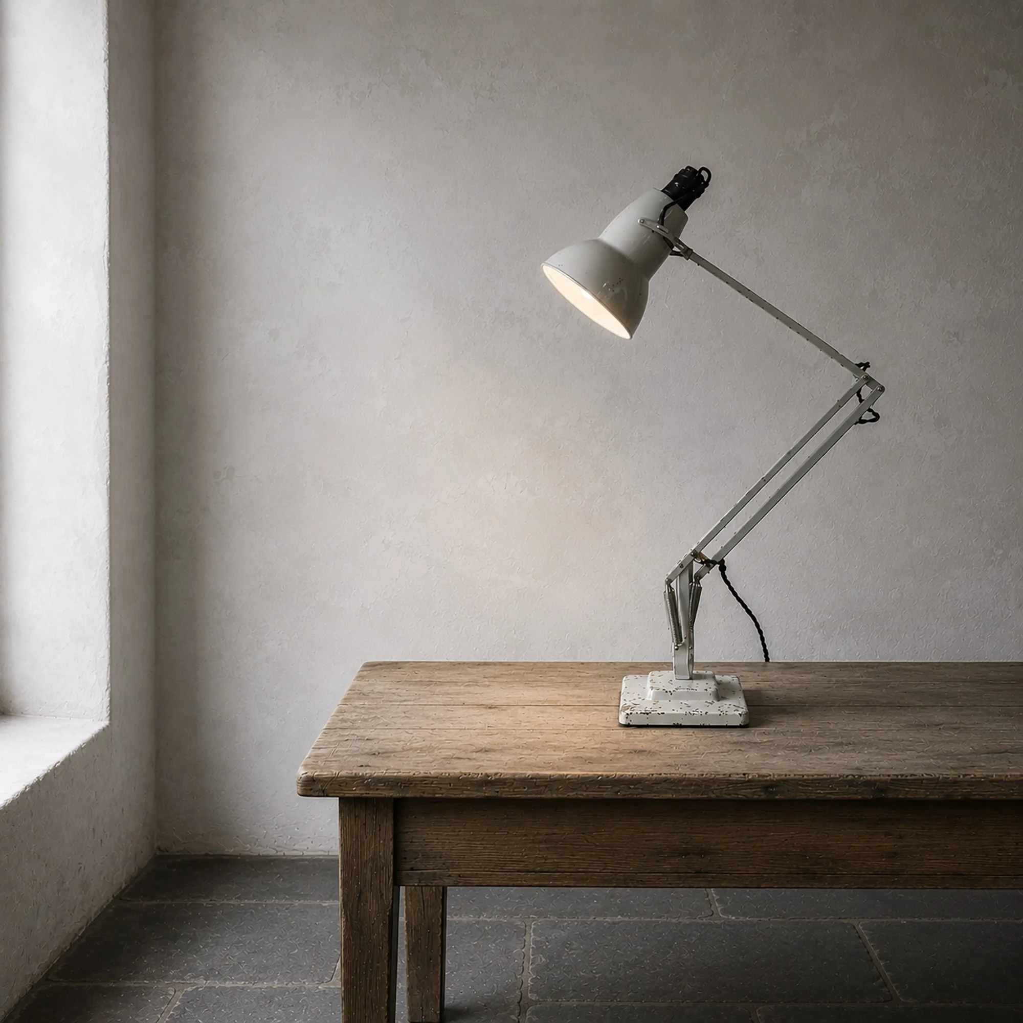 Vintage Herbert Terry articulated desk lamp