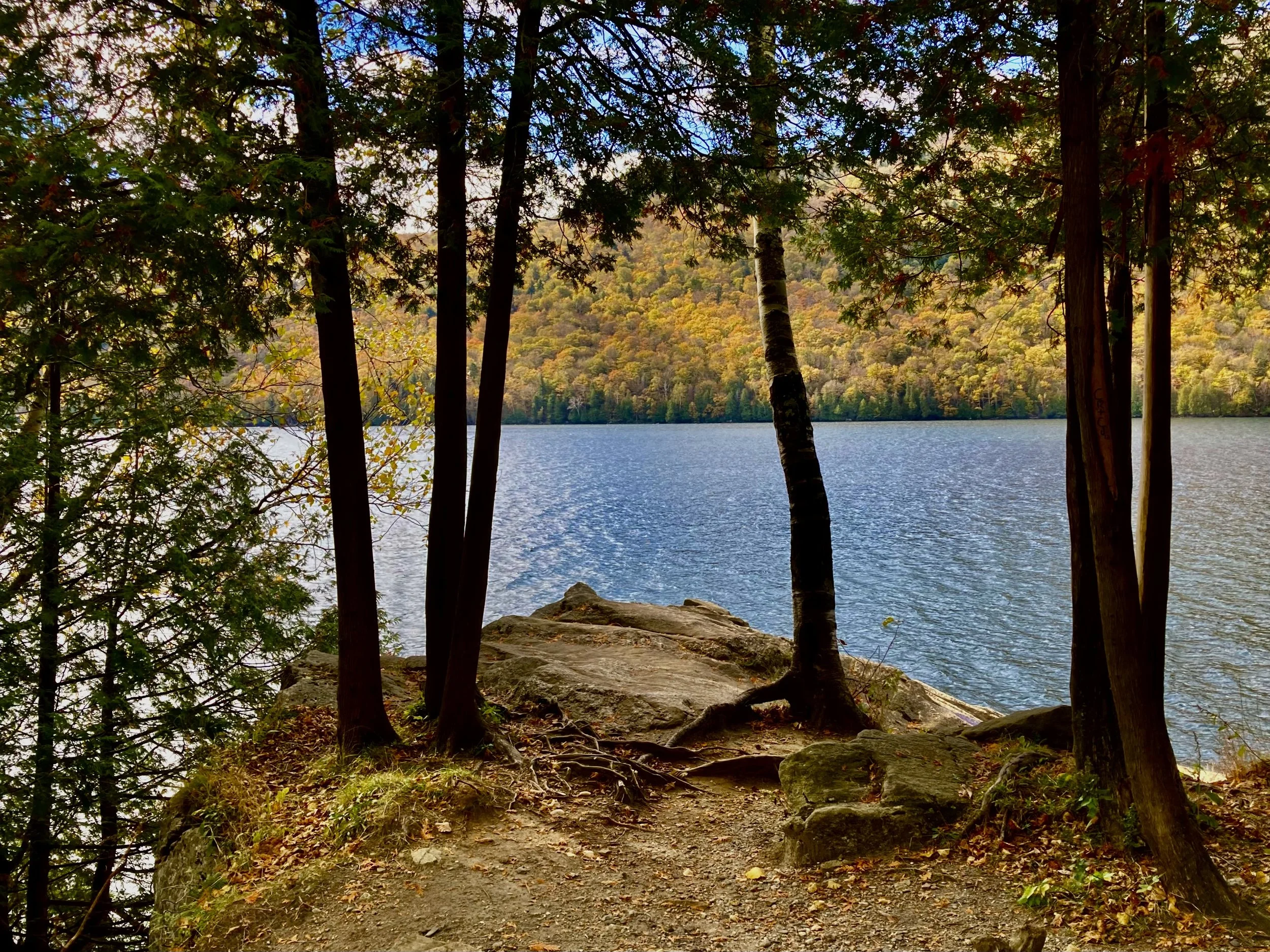 "Lake Willoughby, Vermont" 2024
color photograph  12" x 18".  $175 at gallery purchase only.