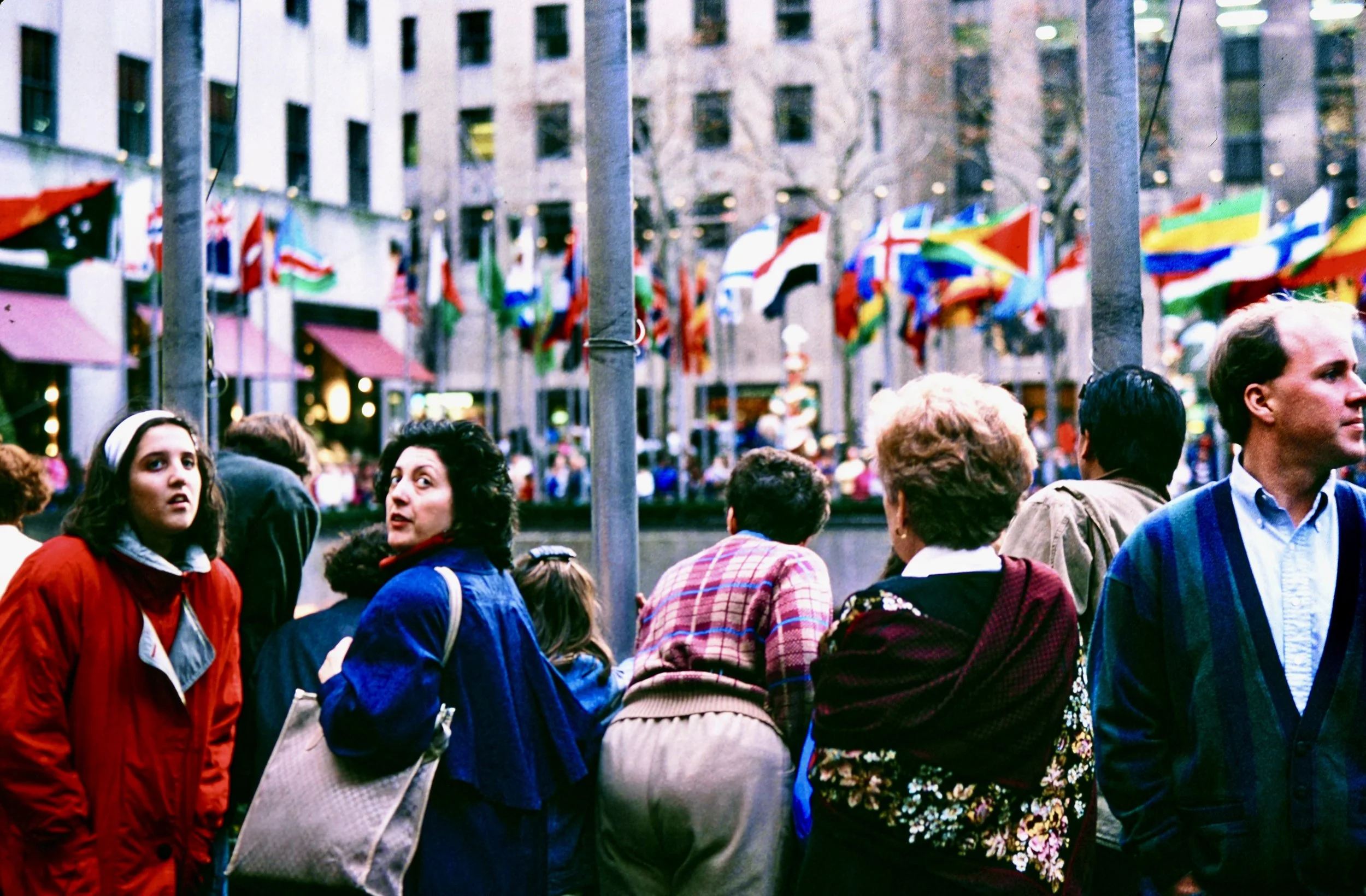"Rockefeller Center, New York City"  c. 1992
color photograph  11" x 14".  $175 at gallery purchase only.