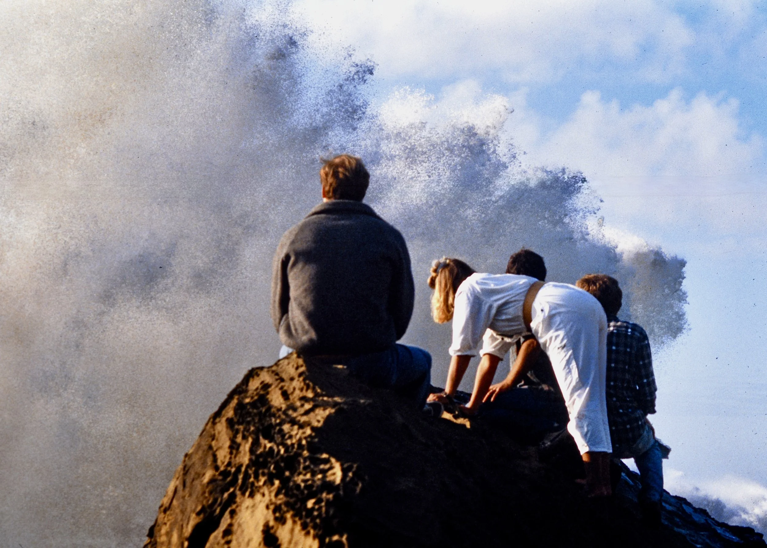 "My Students, Shore Acres State Park, Oregon"  1987.  Color photograph  11" x 14". Matted and framed, $175 at gallery purchase only.