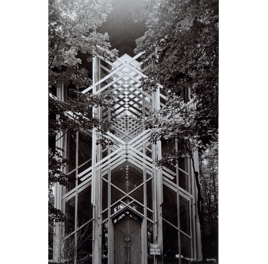 "Chapel" Black and white photo approximately 4" x 6" , matted, NFS.